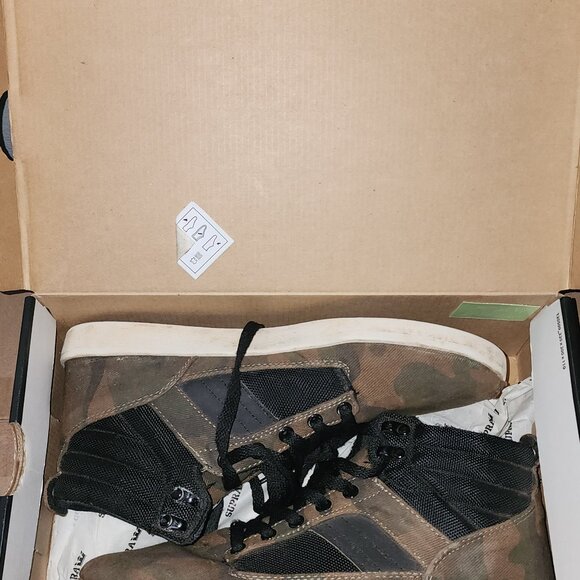 Mobb Deep X Supra Bandit Camo White Size 10 - Picture 3 of 12